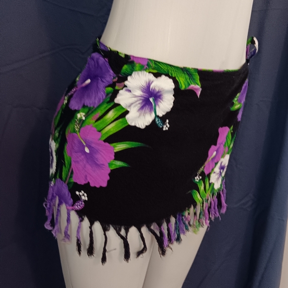 Thai Two Mini Sarong Bathing Suit wrap - Picture 4 of 5